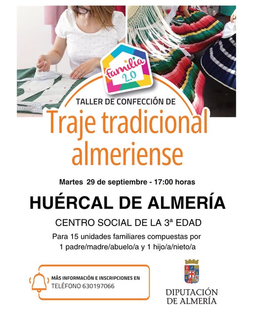Taller de confección Traje tradicional almeriense