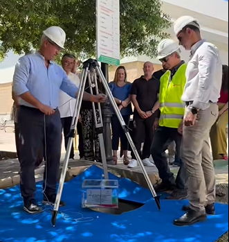 Huércal inicia la construcción de su nuevo pabellón de deportes, una inversión de 1,85 millones de euros